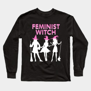 Feminist Witch T-Shirt Long Sleeve T-Shirt